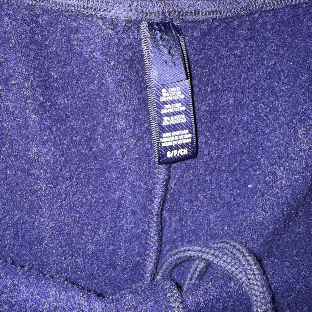 SKIMS | Cotton Fleece Classic Short | S | Concord Purple/ Navy - Picture 8 of 9